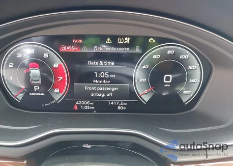 2021 Audi A5 Sportback Premium Plus 40 Tfsi Quattro S Tronic из США, поврежденный, VIN WAUCBCF53MA051372